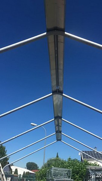 Ersatz Firstbleche XXL Weideunterstand