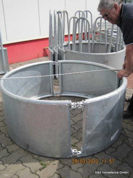 Blechring, Futterring 140cm